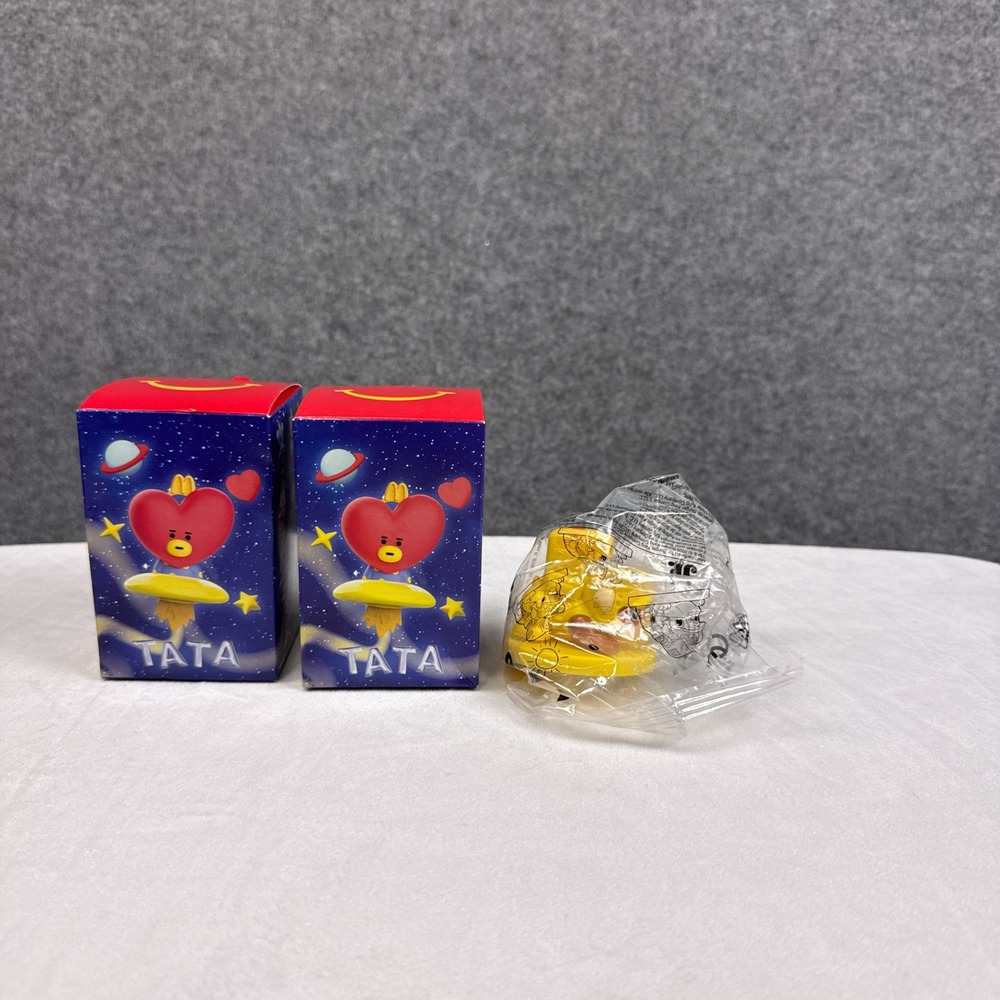 McDonalds BT21 Tata Happy Meal Boxes & Burger King Paw Patrol Sealed Toy Bundle